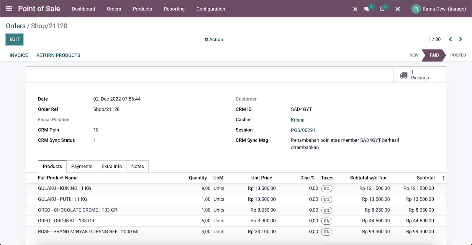 jasa customisasi odoo cloud point of sales